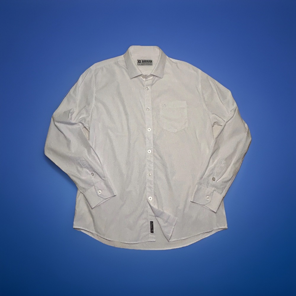 Dixxon Flannel Company Shirt XL White D-Lux Performance Bamboo Series Minimalist - Picture 1 of 9